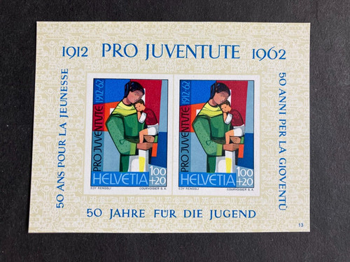 Svizzera 1962 blocco pro - 1962,