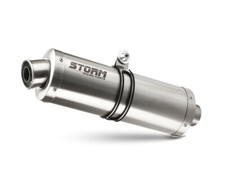 Storm mivv steel exhaust - storm, gp