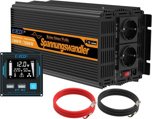 Inverter 12v 220v onda pura - inverter,