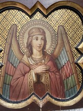 Quadro sacro neogotico angelo