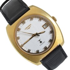 LONGINES Ultronic Diapason Date Jumbo oro giallo 18KT anni 1974