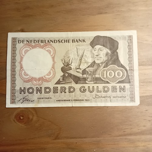 Billet 100 gulden 1953 pays - 100,