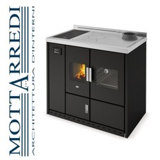 STUFA TERMOCUCINA A LEGNA EVA