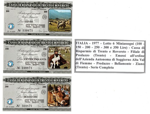 Italia 1977 lotto 6 mini - italia,