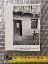 Cuneo Venasca scuola San Bernardo 1926 antica stampa fotografica DA INCORNICIARE