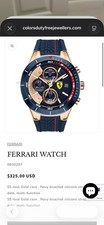Very detailing Ferrari watch
