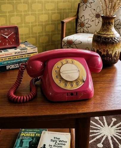 Telefono fisso disco - telefono,