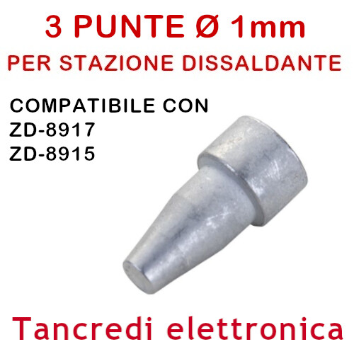 Punte ricambio 6 ugello - punte,