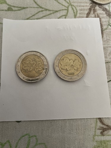 Monete euro fiori finlandia - 2,