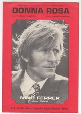 Spartito NINO FERRER Donna Rosa - Tv SETTEVOCI 1968 Pippo Baudo