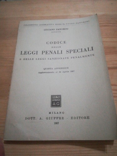 Codice delle leggi penali - codice,