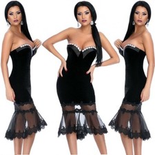 Abito ricamato tulle nudo