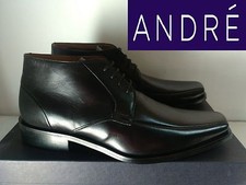 Andrè Polacco Scarpa Uomo Elegante Lacci Cucita Nero MADE IN ITALY N°40 Nuovo 