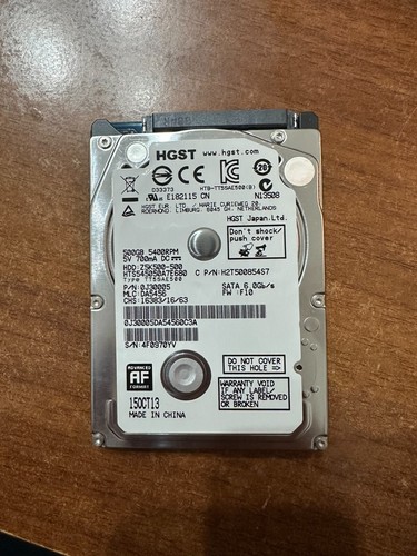 Hgst hts545050a7e680 500gb - hgst, hd