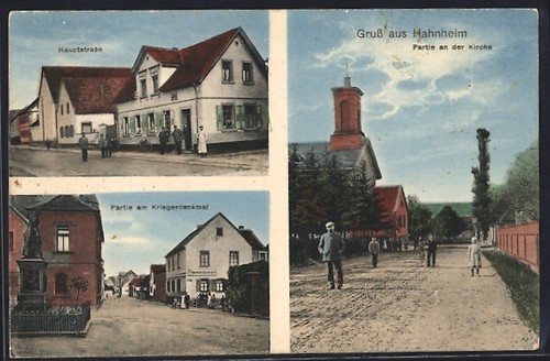 Cartolina hahnheim - cartolina,