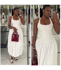 GONNA ZARA BALOON BIANCA ABITO