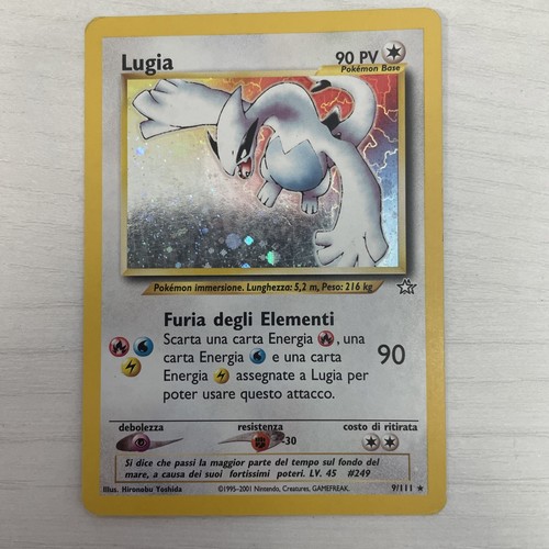 Carta pokemon lugia 111 - carta, 9/111