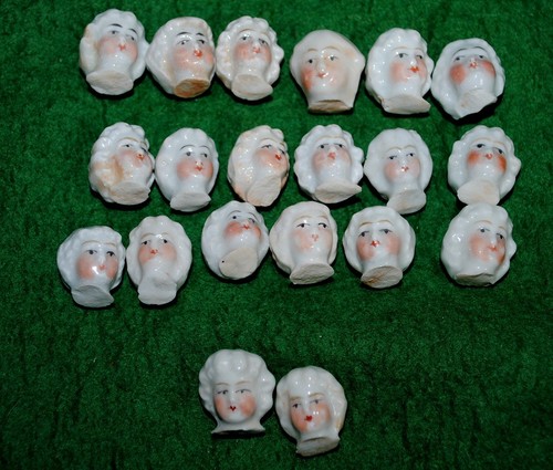 Antiche doll heads piccole - antiche,