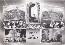 al803 cartolina foce di amelia provincia di terni umbria