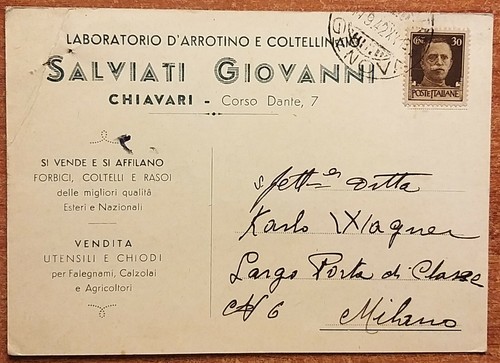 Chiavari salviati - (genova).,