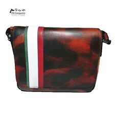 Borsa postino vera pelle cartella unisex borsello tracolla  porta pc tablet