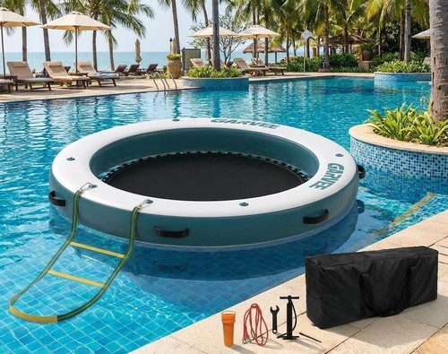 Trampolino gonfiabile rotondo