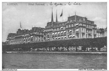 AWVP9-0746-SVIZZERA - LUCERNA - Hotel Nazionale - Il Molo - Il Lago