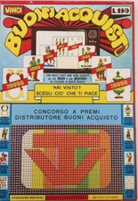 RIFFA GIOCO A PREMI ANNI 50 60