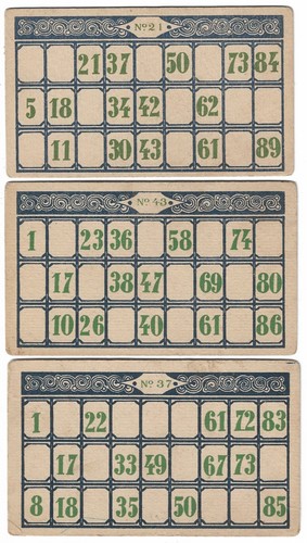 Antiche cartella tombola - 3,