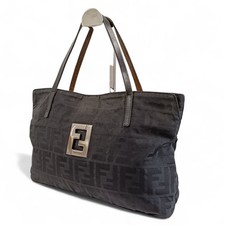 Borsa a tracolla in tela Fendi