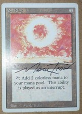 Anello MTG Sol firmato da Mark