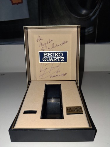 Ayrton senna signed seiko - senna,