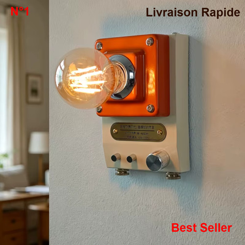Lampe murale vintage - murale,