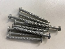 Chiodi a vite zincati filettatura torsione fogli per tetti 50 mm 75 mm 100 mm 150 mm