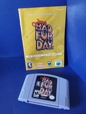 Conker's Bad Fur Day Nintendo 64 N64, 2001, autentico con manuale.