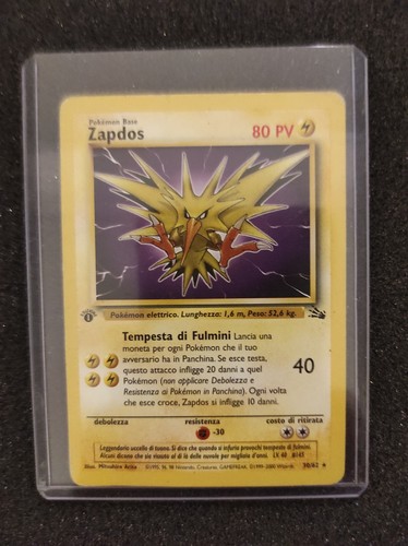 Pokemon zapdos first ed - zapdos,