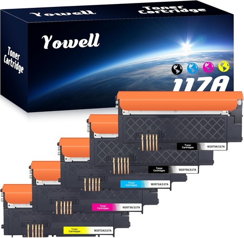 Yowell toner pack 117a hp - 5x,