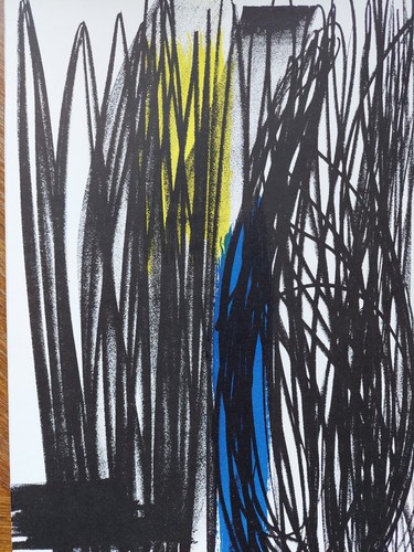 Hans hartung litografia - hartung,