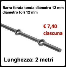 barra forata tonda in ferro