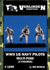 1/48 WWII US NAVY PILOTS