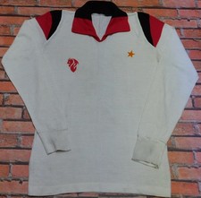 MILAN MATCH WORN BARESI MAGLIA SHIRT CALCIO NOLEL VINTAGE (230) 80'S
