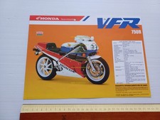 Honda VFR 750 R 1987 depliant ITALIANO originale