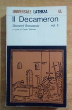 Il Decameron vol 2. G. Boccaccio. Laterza, 1975