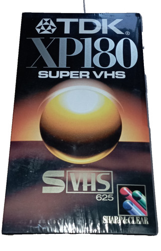 Tdk 180 videotape vhs - tdk,