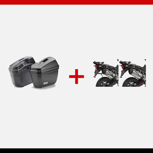 Kit givi e22n valigie - e22n, laterali
