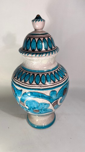 Vaso ceramica con - vaso, decori