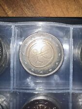 moneta 2 euro rara con stickman Netherlands 1999-2009 da collezione