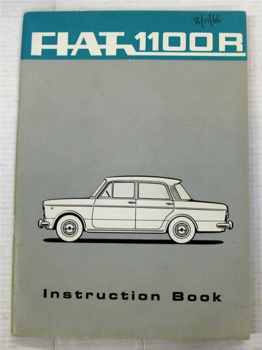 Fiat 1100 manuale - 1100, r