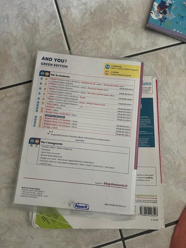 Vendo libri prima - media, prezzo