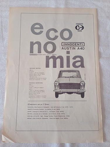 Innocenti austin a40 - innocenti,